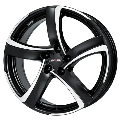 Janta aliaj ALUTEC SHARK RACING SCHWARZ FRONTPOLIERT 6X16 4X108 ET25 65.1