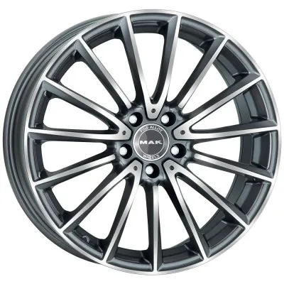 Janta aliaj MAK KOMET GUN MET-MIRROR FACE 8X18 5X112 ET48 66.6