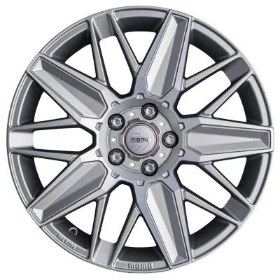 Janta aliaj MOMO Evoluzione Matt Titan Silver Polished 8X18 5X108 ET42 72.3