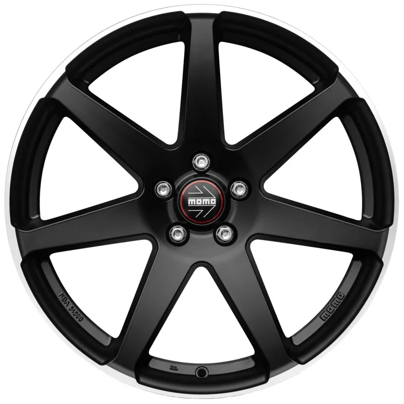 Janta aliaj MOMO Seven Matt Black Polished 8X18 5X114.3 ET40 72.3