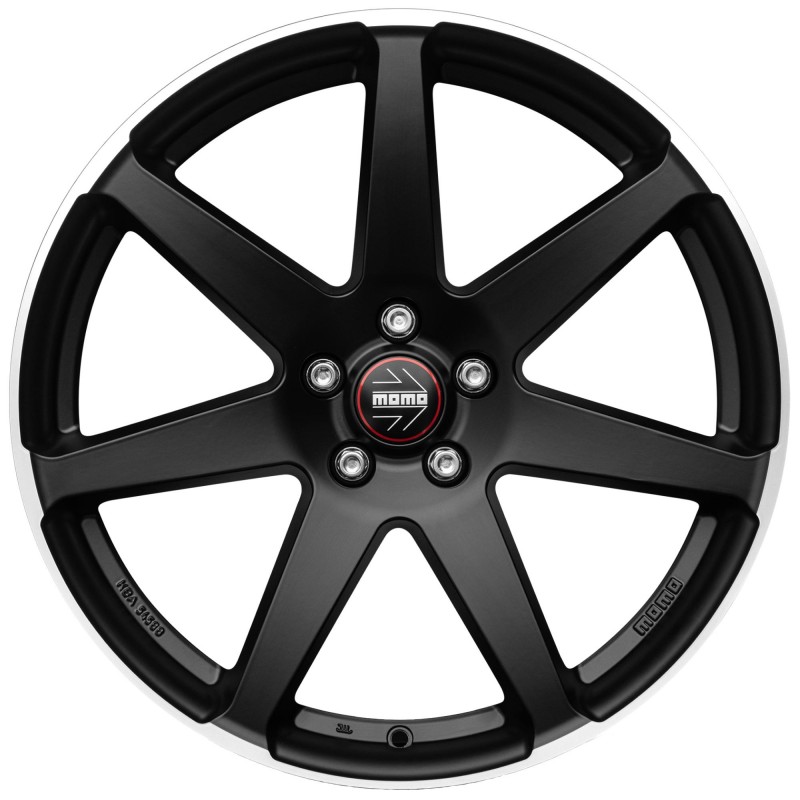 Janta aliaj MOMO Seven Matt Black Polished 8X18 5X112 ET42 72.3