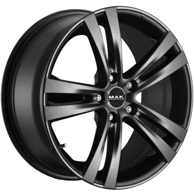 Janta aliaj MAK ZENITH MATT BLACK 6.5X16 5X114.3 ET40 76