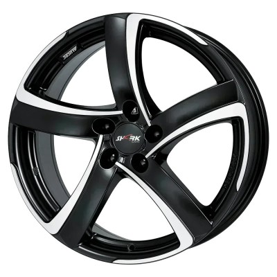 Janta aliaj ALUTEC SHARK RACING SCHWARZ FRONTPOLIERT 6X16 4X108 ET25 65.1
