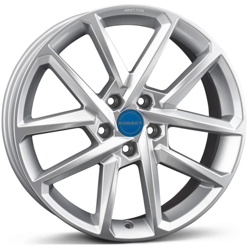BORBET N CRYSTAL SILVER 6.5JxR17 PCD5x112 ET39 CB66.6 BORBET N CRYSTAL SILVER 6.5JxR17 PCD5x112 ET39 CB66.6