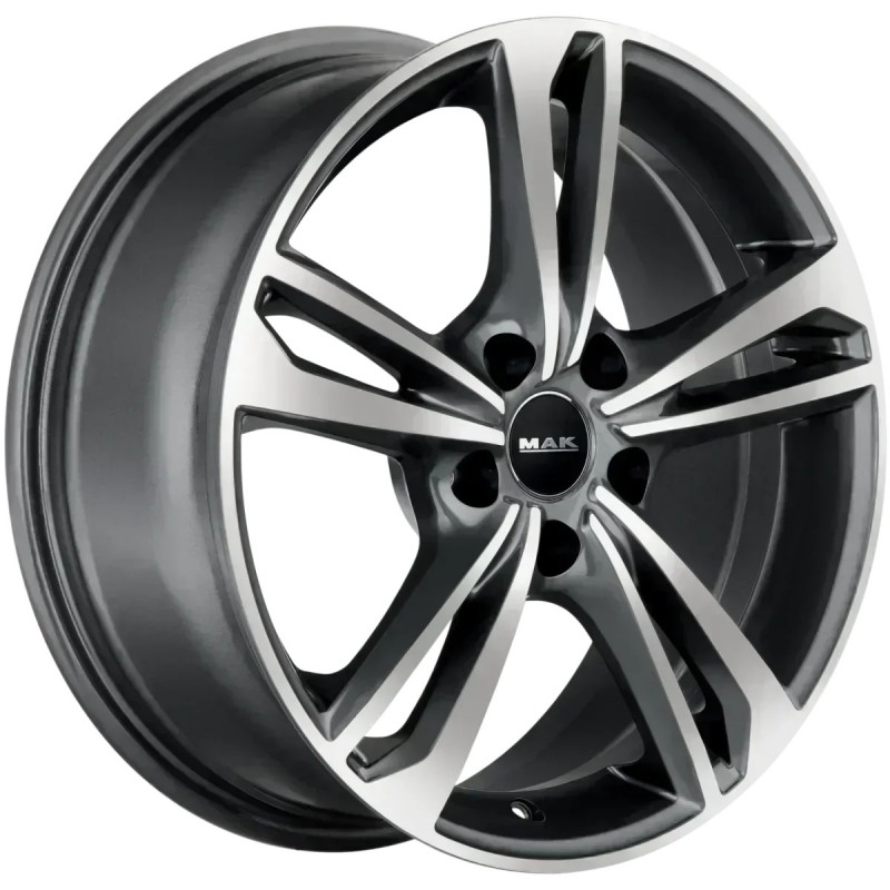 Janta aliaj MAK EMBLEMA GUN MET-MIRROR FACE 7X17 5X100 ET46 57.1