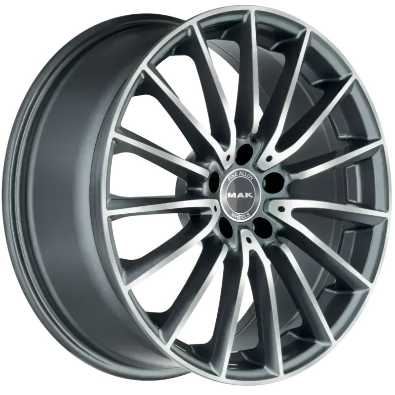 Janta aliaj MAK KOMET GUN MET-MIRROR FACE 8X18 5X112 ET48 66.6