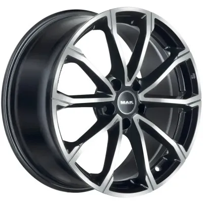 Janta aliaj MAK DAVINCI BLACK MIRROR 7X17 5X108 ET50 63.4
