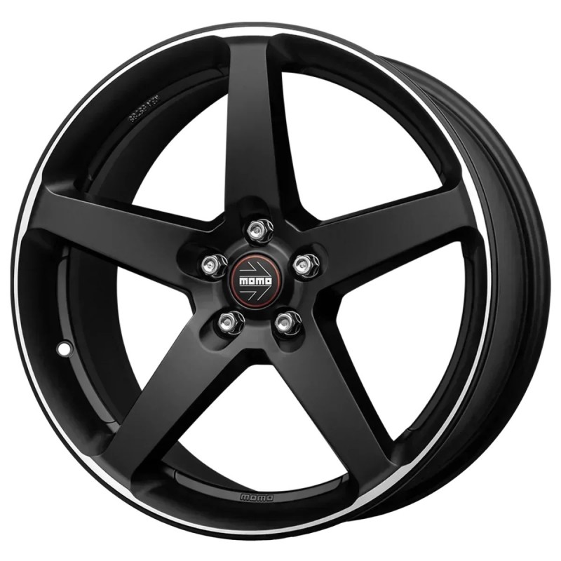 Janta aliaj MOMO FIVE MATT BLACK POLISHED 8.5X20 5X112 ET38 79.6