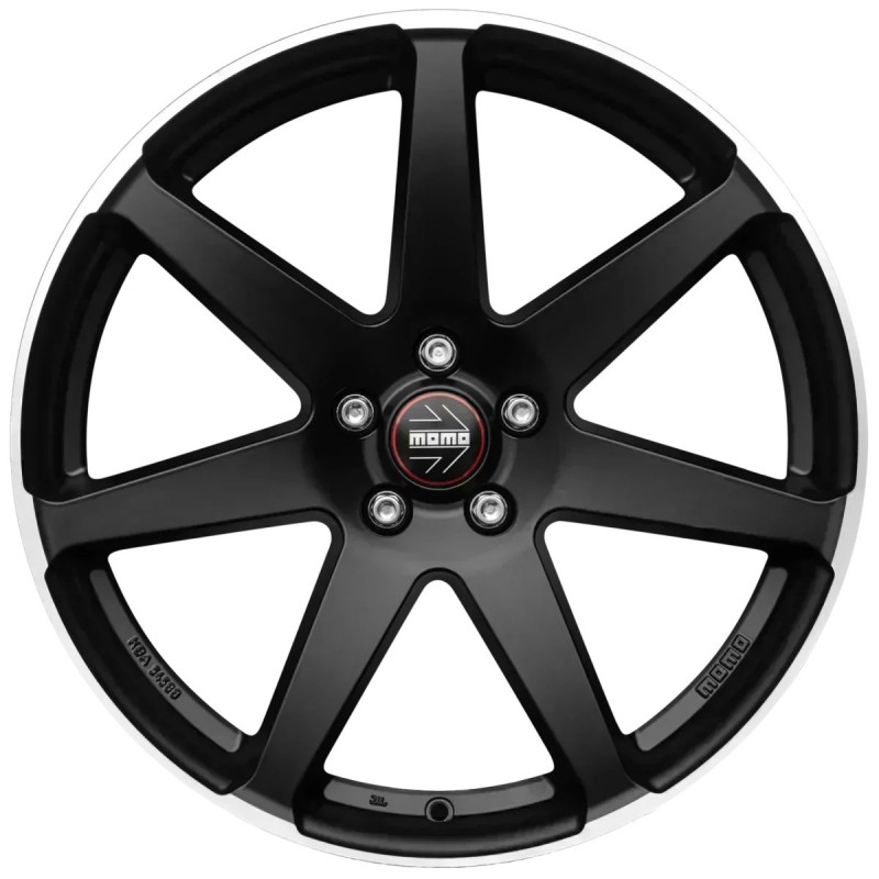 Janta aliaj MOMO Seven MATT BLACK POLISHED 8.5X19 5X112 ET35 79.6 Janta aliaj MOMO Seven MATT BLACK POLISHED 8.5X19 5X112 ET35 79.6