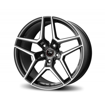 Janta aliaj MOMO RF-06 MATT BLACK POLISHED 8.5X20 5X112 ET30 66.6