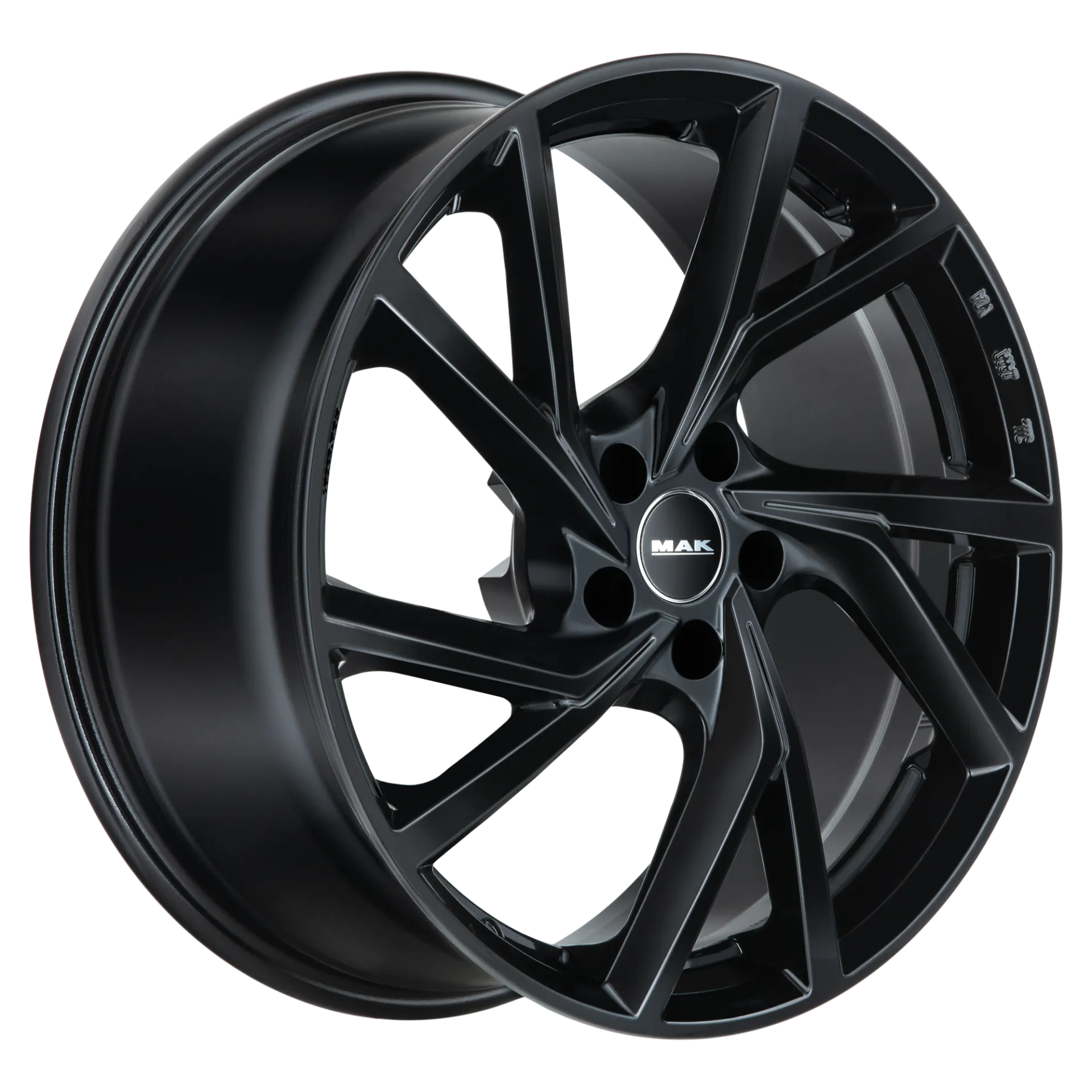 Janta aliaj MAK KASSEL GLOSS BLACK 7X17 -- ET45 64.1