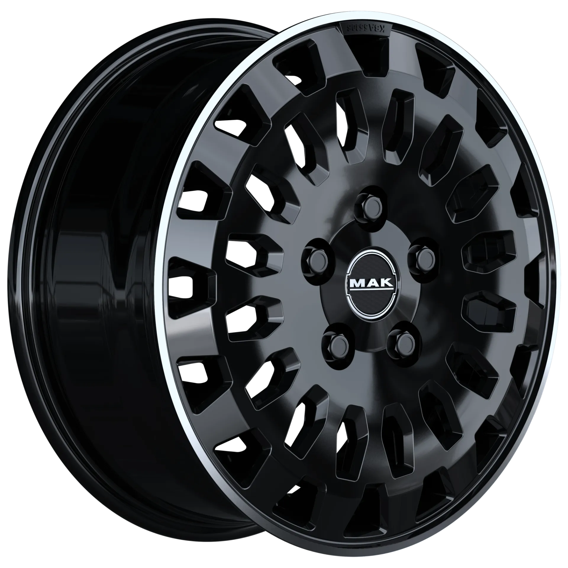 Janta aliaj MAK OVERLAND GLOSS BLACK MIRROR RING 6.5X16 5X114.3 ET45 66.1